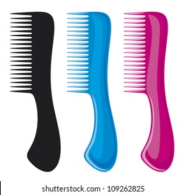 comb vector illustration