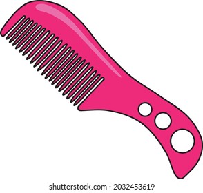 comb  vector illustration isolated on white background