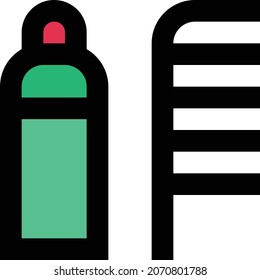 comb Vector illustration on a transparent background. Premium quality symbols. Stroke vector icon for concept and graphic design.