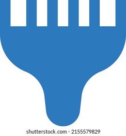 comb Vector illustration on a transparent background.Premium quality symbols.Glyphs vector icon for concept and graphic design.