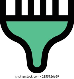 comb Vector illustration on a transparent background.Premium quality symbols.Stroke vector icon for concept and graphic design.