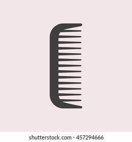Comb web icon. Isolated illustration