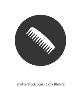 Comb white icon vector design logo element