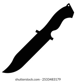 combat or boot knife illustration