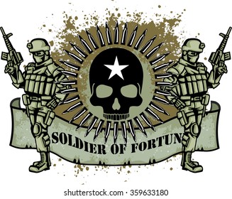combat coat of arms