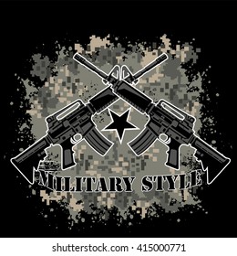 combat coat of arms