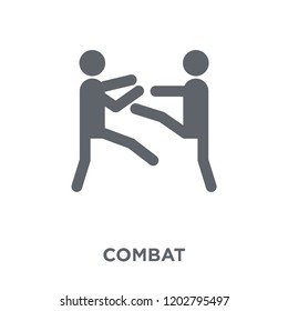combat icon. combat design concept from Army collection. Simple element vector illustration on white background.