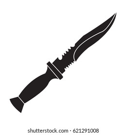 Combat Knives Icon Stock Vector (Royalty Free) 621291008 | Shutterstock