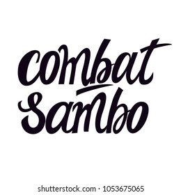 Combat vector lettering. Combat vector logo design