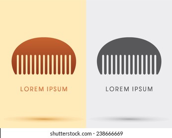 Comb,Barber comb, salon comb, logo, symbol, icon, graphic, vector .