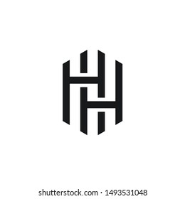 Combination 2h Logo Design Inspiration Stock Vector (Royalty Free ...