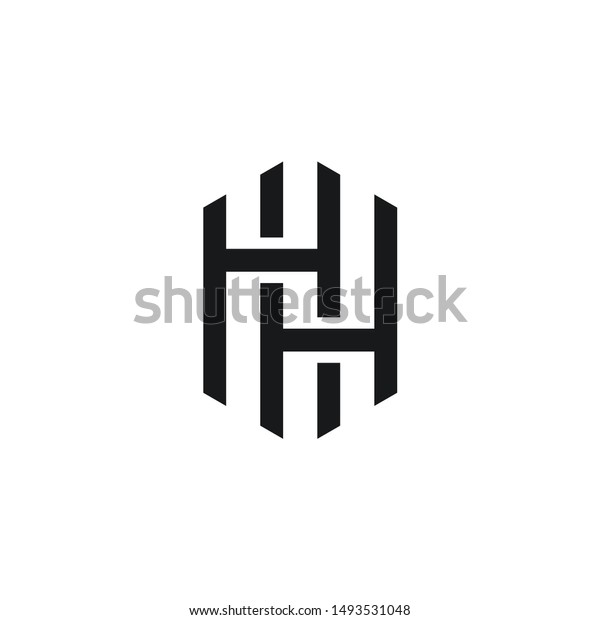 Combination 2h Logo Design Inspiration Stock Vector (Royalty Free ...