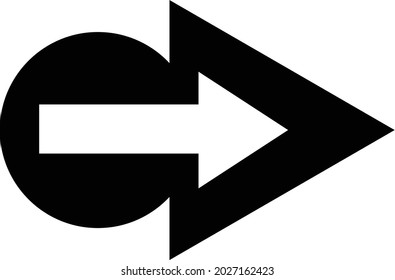 combination of arrows in the middle with triangles and circles.  