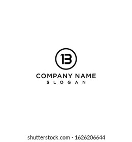 combination of the "B" logo and number 13