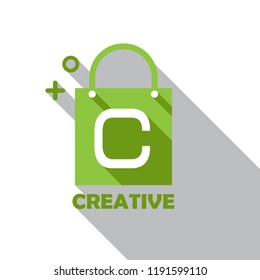 a combination of bag and letter C becomes a very good logo, a logo for your online shopping company. logos that are perfect for all your online sales needs.