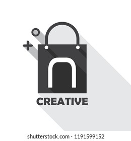 a combination of bag and letter N becomes a very good logo, a logo for your online shopping company. logos that are perfect for all your online sales needs.