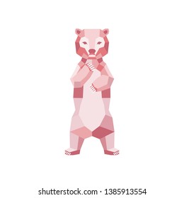 Combination of Bears with diamonds in pink