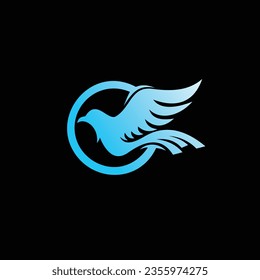 a combination of bird logos with circles