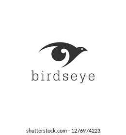 Combination of birds and eyes. logo, sticker, shirt etc.