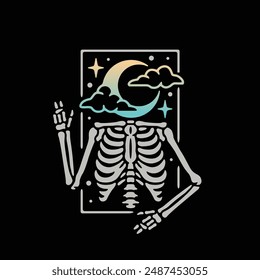 a combination of bone and crescent