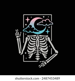a combination of bone and crescent