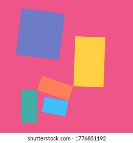 Combination box,red purple yellow blue green 