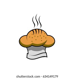 Combination Chef hat and bread