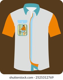 Combination clothing and sketch of someone sitting on a bench. suitable for Garment, screen print, clothing, etc. illustration vector graphic.