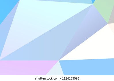 The combination of colored geometric shapes. Minimal design. Light Pink, Blue color The combination of colored geometric shapes. Minimal design. background.  Vector illustration
