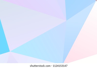 The combination of colored geometric shapes. Minimal design. Light Pink, Blue color The combination of colored geometric shapes. Minimal design. background.  Vector illustration