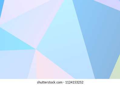 The combination of colored geometric shapes. Minimal design. Light Pink, Blue color The combination of colored geometric shapes. Minimal design. background.  Vector illustration