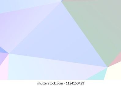 The combination of colored geometric shapes. Minimal design. Light Pink, Blue color The combination of colored geometric shapes. Minimal design. background.  Vector illustration