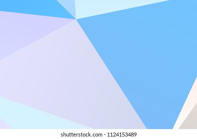 The combination of colored geometric shapes. Minimal design. Light Pink, Blue color The combination of colored geometric shapes. Minimal design. background.  Vector illustration
