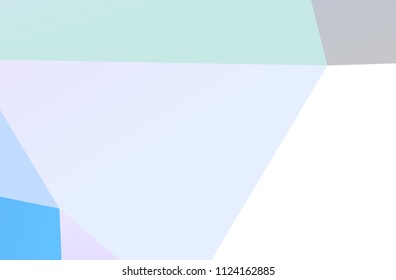 The combination of colored geometric shapes. Minimal design. Light Pink, Blue color The combination of colored geometric shapes. Minimal design. background.  Vector illustration