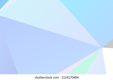 The combination of colored geometric shapes. Minimal design. Light Pink, Blue color The combination of colored geometric shapes. Minimal design. background.  Vector illustration