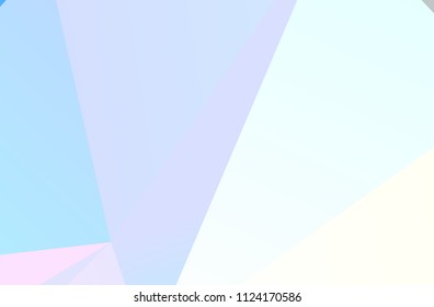 The combination of colored geometric shapes. Minimal design. Light Pink, Blue color The combination of colored geometric shapes. Minimal design. background.  Vector illustration