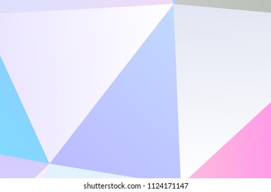 The combination of colored geometric shapes. Minimal design. Light Pink, Blue color The combination of colored geometric shapes. Minimal design. background.  Vector illustration