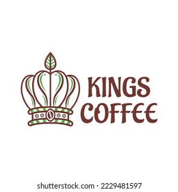 Combination crown and coffee beans
