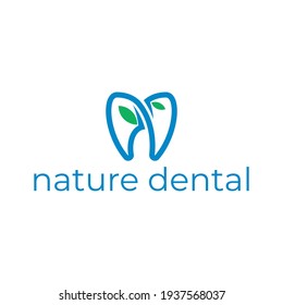 Combination Dental Nature Logo Vector Stock Vector (Royalty Free ...