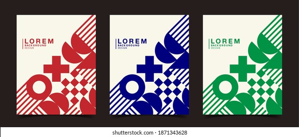 Combination of figures Design Background Texture Abstract