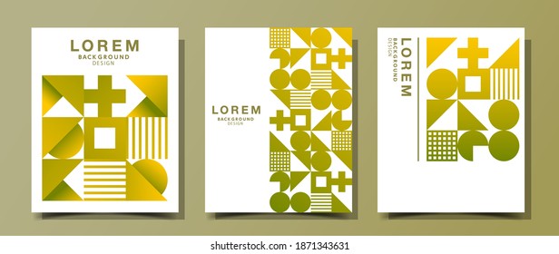 Combination of figures Design Background Texture Abstract