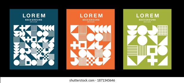 Combination of figures Design Background Texture Abstract