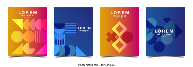 Combination of figures Design Background Texture Abstract