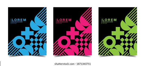 Combination of figures Design Background Texture Abstract