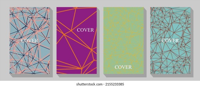 Combination of figures Design Background Texture Abstract Vector trend shape for brochure cover template design