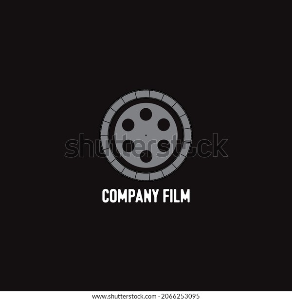 A combination of\
the film roll and film strip Logo Design was applied for the movie\
business logo. Vintage abstract cinema logo vector template\
isolated on white background
