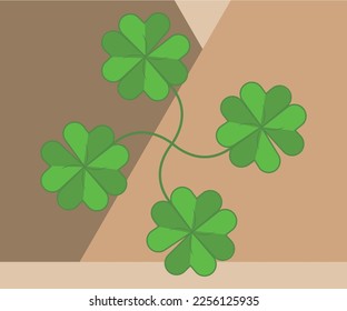 combination of four green flowers