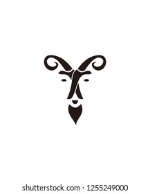 a combination of goats and scissors