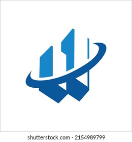 Combination of H Letter and W Letter making that real estate like some of planet things to make that combination perfectly resembling both w letter and h letter