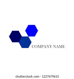Combination of Hexagonal Logo